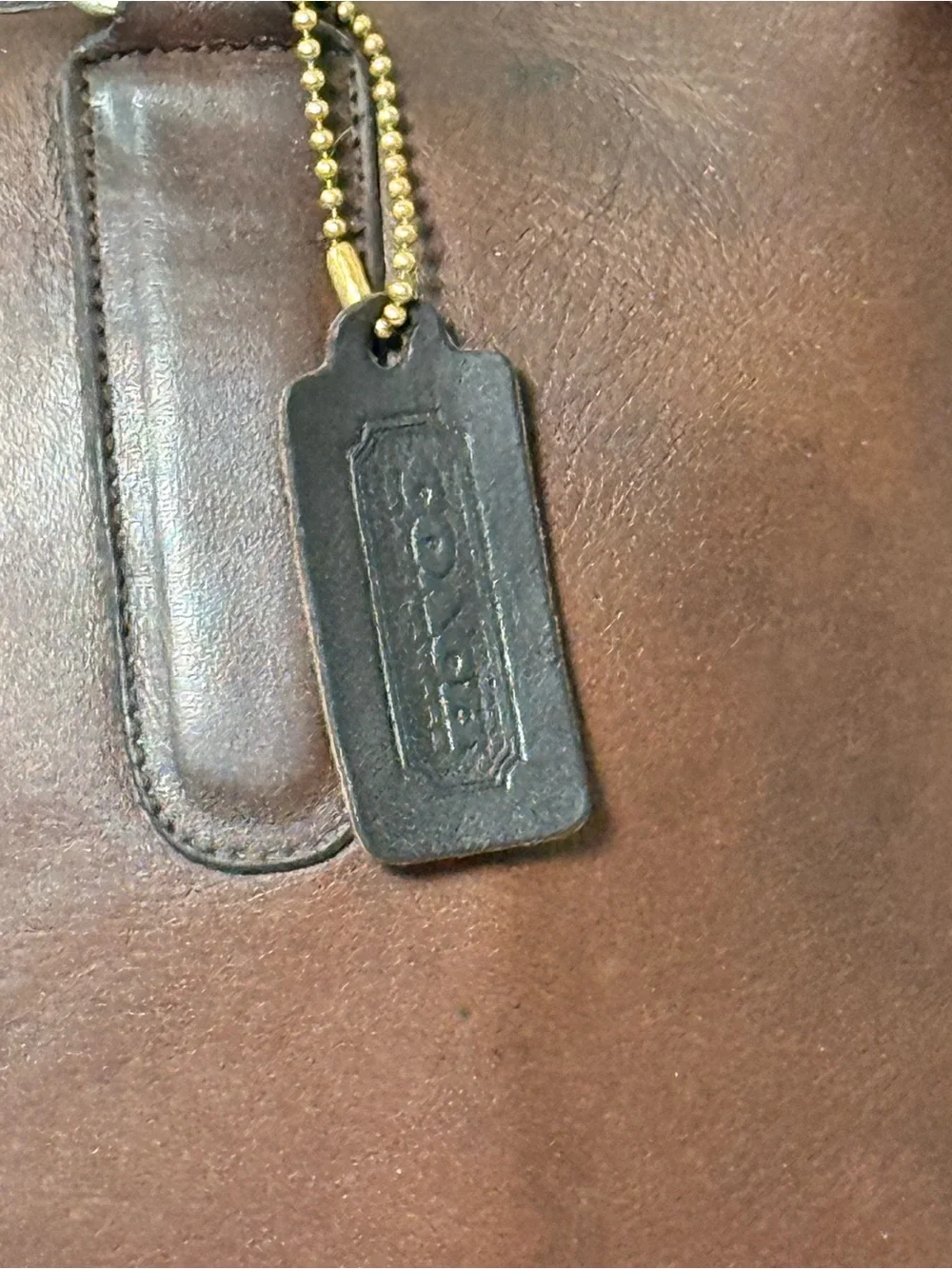 Coach VINTAGE 1970s Slim Satchel Standard #9430 Glue In Tag New York City VGUC